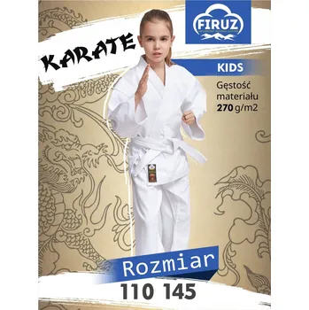 Kimono FIRUZ Kimono, Karate-Gi, Bílé, 100% Bavlna 135