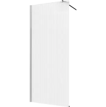 Invena sprchová zástěna walk-in 100 cm chrom polomatný/vzorované sklo AK-32-109