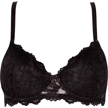 Podprsenka Sofia jednobarevná podprsenka bez výztuže 619 80B černá