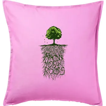 Polštář Know Your Roots - Polštář 50x50 - 50x50 - Pouze potah ( Růžová )
