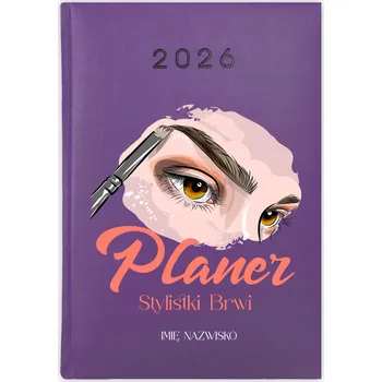 Kalendář Knihový kalendář 2026 A5 fialový