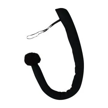 Party dekorace Ocas čerta černý - Vánoce - 70 cm