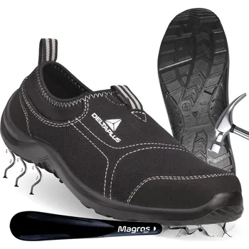 Pracovní obuv Pracovní polobotky Magros Bezpečnostní Polobotky Mokasíny DELTA MIAMI S1P SRC velikost 38