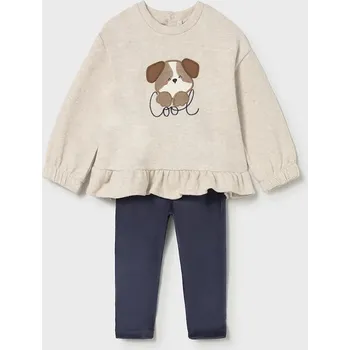 Dívčí kalhoty Kojenecká sada Mayoral tmavomodrá barva, 2738 2738.4A.Baby.9BYA 59X, vel. 98