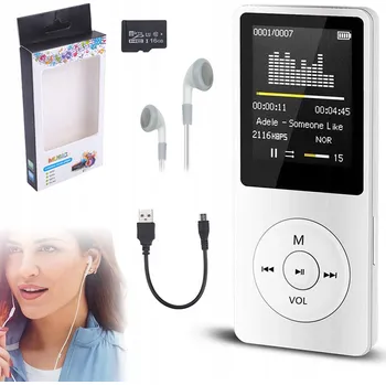 MP3 přehrávač Bedee 7896786453123 černý 32 GB