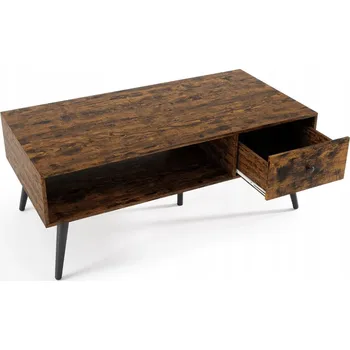 Konferenční stolek Konferenční stolek Costway obdélníkový 109 x 55 x 39,5 cm, odstíny hnědé