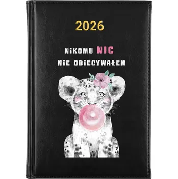 Kalendář Knižkový kalendář 2026 A5 černý