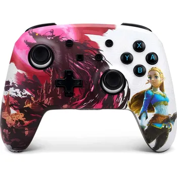 Gamepad PowerA SWITCH Bezdrátový ovladač Enhanced Zelda Blood Moon