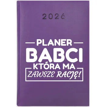 Kalendář Knihový kalendář 2026 A5 fialový