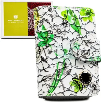 Peněženka Prostorná dámská peněženka z pravé kůže s RFID technologií Barva: Zelená