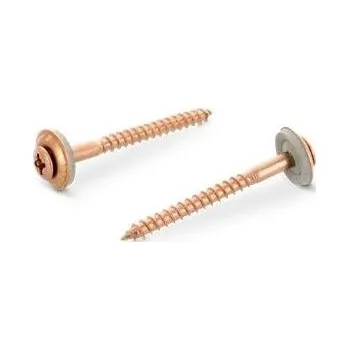 Šroub Klemp. šroub,EPDM PZ2 4,5x45 A2/Cu varianta Balení 200 ks