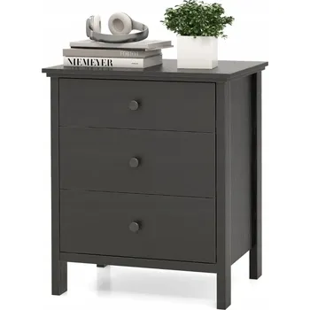 Noční stolek Noční stolek se 3 zásuvkami. Noční stolek k posteli s pružinovou matrací 5.