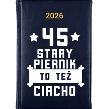 Kalendář Knižkový kalendář 2026 A5 FunnyCase modrý