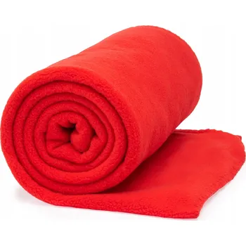 deka Fleecová deka M&C 120 cm x 150 cm červená