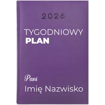 Diář Knihový kalendář 2026 A5 fialový