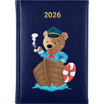 Kalendář Knižní kalendář 2026 A5 modrý