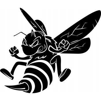 Samolepicí dekorace na vozidlo Samolepka na auto – agresivní sršeň