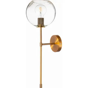 Nástěnné svítidlo Nástěnné svítidlo Madrid long zlaté, skleněná koule