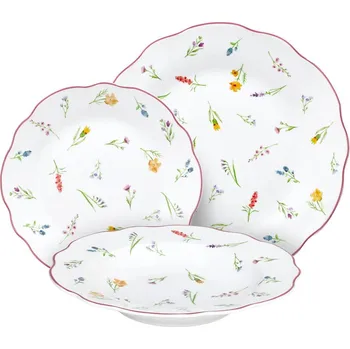 jídelní souprava Tognana 18dílná porcelánová jídelní sada Millefiori