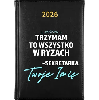 Kalendář Knižní kalendář 2026 A5 FunnyCase černý