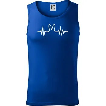 EKG zajíc - Tílko pánské Core - XL ( Královská modrá )