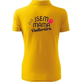 Jsem máma Bulteriéra - Polokošile dámská Pique Polo - XL ( Žlutá )