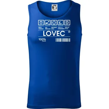 Čárový kód Lovec - Tílko pánské Core - XL ( Královská modrá )