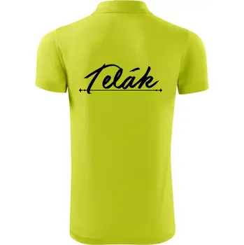 Pánská košile Staročeština - Telák - hlupák, lenoch - Polokošile Victory sportovní (dresovina) - M ( Limetková )