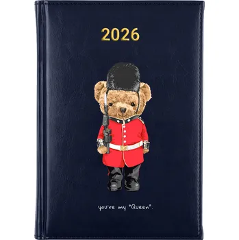 Kalendář Knižkový kalendář 2026 A5 FunnyCase modrý