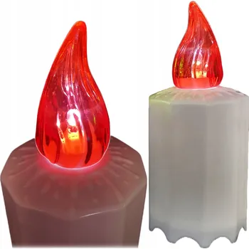 Svíčka LED vklad do hřbitovní svíčky svíčky Cortina 11 cm