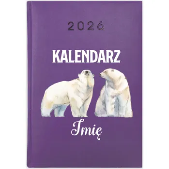 Kalendář Knižní kalendář 2026 A5 FunnyCase fialový