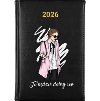 Kalendář Knižkový kalendář 2026 A5 černý