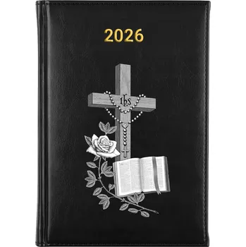 Kalendář Knižkový kalendář 2026 A5 černý