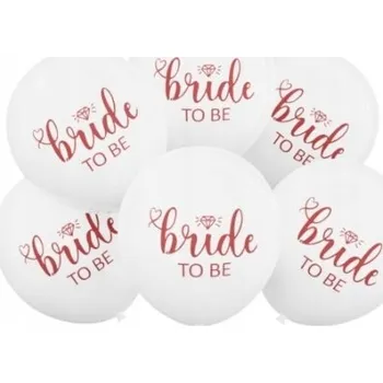 Balónek LATEXOVÉ BALÓNKY 30CM BRIDE TO BE 6 KS
