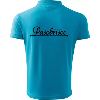 Pánská košile Staročeština - Pasobřišec - požitkář - Polokošile pánská Pique Polo 203 - 5XL ( Světlý tyrkys )