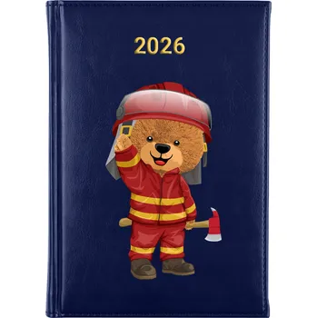 Kalendář Knižní kalendář 2026 A5 modrý