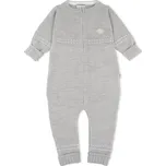Dětský merino overal Classic tenký "Medium Grey" Lillelam VELIKOST: 74/9 měsíců