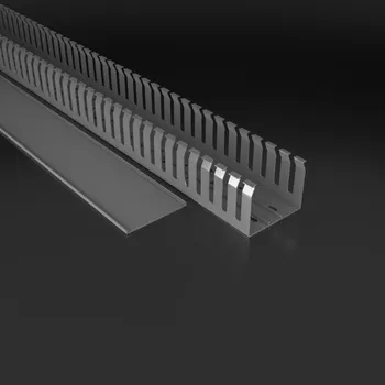 kabelová chránička Kabelová lišta hřebenová 80x60x2000mm světle šedá E64