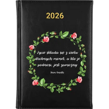 Diář Knižkový kalendář 2026 A5 černý