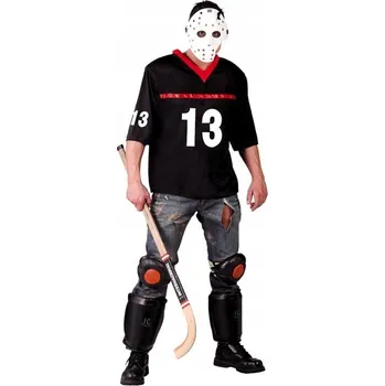 Karnevalový kostým Kostým Jason psychopat vrah Halloween M