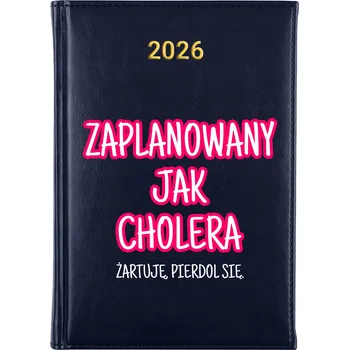 Kalendář Knižkový kalendář 2026 A5 FunnyCase modrý