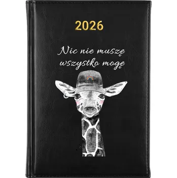 Kalendář Knižkový kalendář 2026 A5 černý