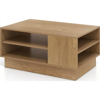 Konferenční stolek Konferenční stolek Costway obdélníkový 86 x 56 x 41 cm, odstíny hnědé