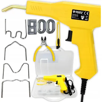 Svářečka Svařovací stroj na plasty Svařovací stroj Pájecí sešívačka Plast 800ks sponek