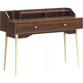 Psací stůl Obdélníkový psací stůl Costway 120 x 50 x 93 cm, odstíny hnědé