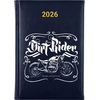 Kalendář Knižkový kalendář 2026 A5 FunnyCase modrý