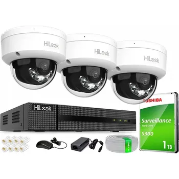 Bezpečnostní kamera SADA IP MONITORINGU: 3 KAMERY 4MPX IPC-D140HA-LUC, VANDALUVZDORNÉ IK08