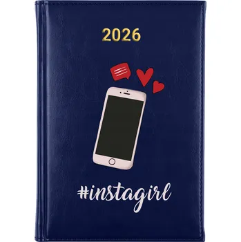 Kalendář Knižní kalendář 2026 A5 modrý