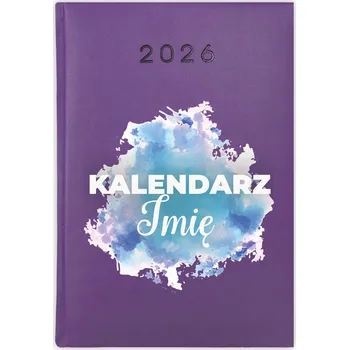 Kalendář Knihový kalendář 2026 A5 fialový