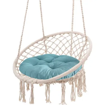 Houpací síť Sedací polštář do závěsného křesla 65 cm - pastelově modrý